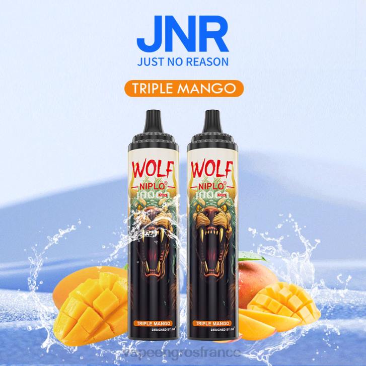 02JZ775 - Eliquide En Gros triple mangue JNR WOLF NIPLO