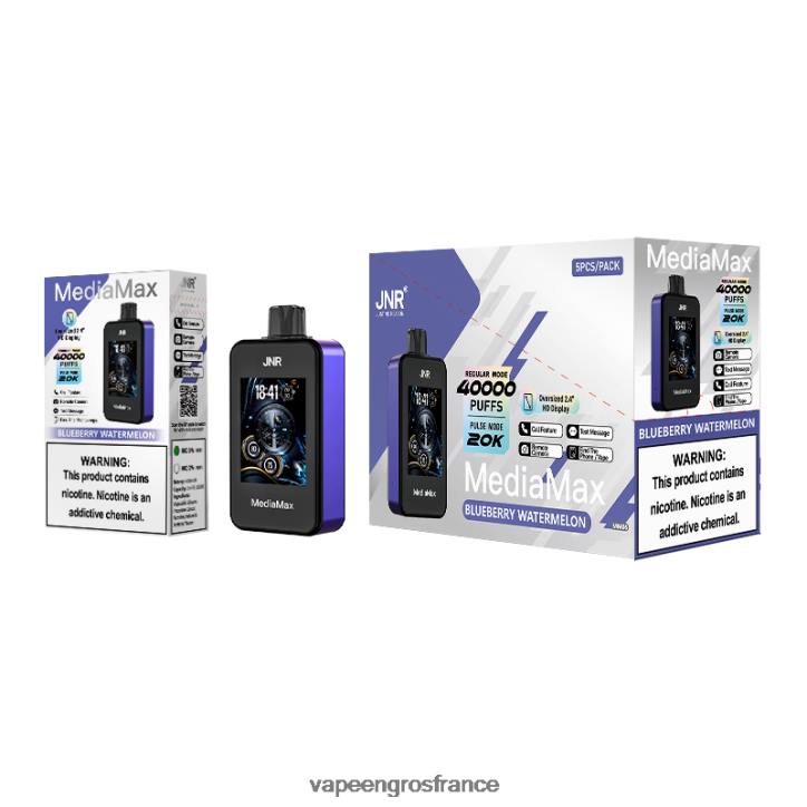 000Z12 JNR MediaMax 40 000 bouffées pastèque aux bleuets