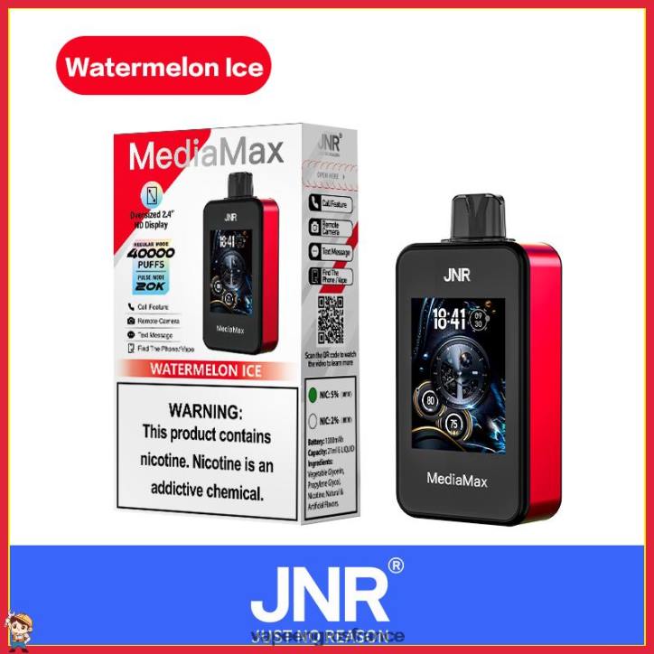000Z18 JNR MediaMax 40 000 bouffées glace à la pastèque
