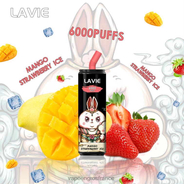 LAVIE Coke BAR 6000 bouffées 480L0273 | Eliquide France glace à la mangue et aux fraises