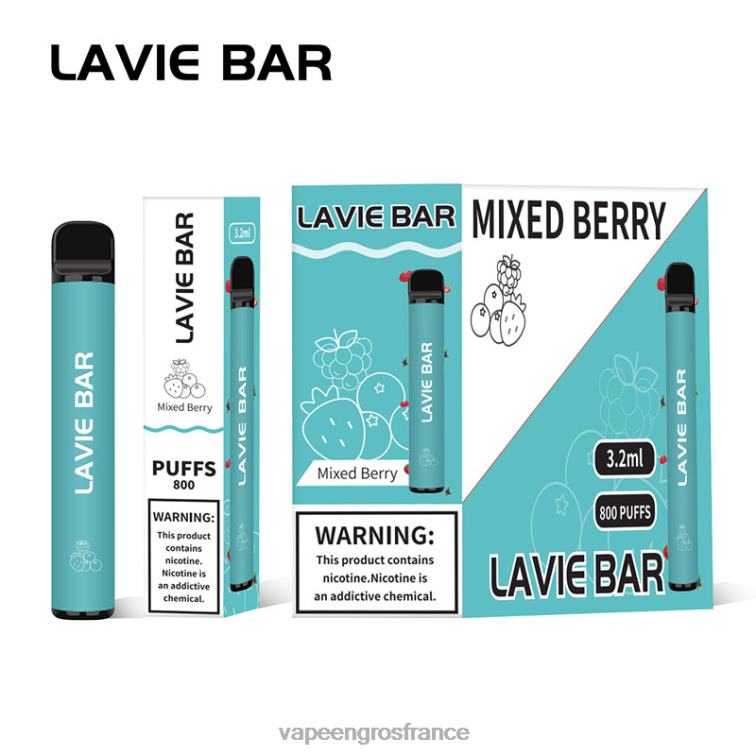 LAVIE BAR 800 bouffées 480L0316 | Eliquide En Gros baies mélangées