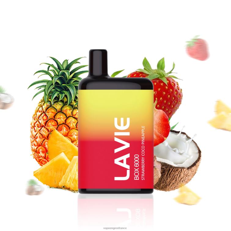 LAVIE BOX 6000 bouffées 480L0205 | Cigarette Electronique En Gros fraise coco ananas