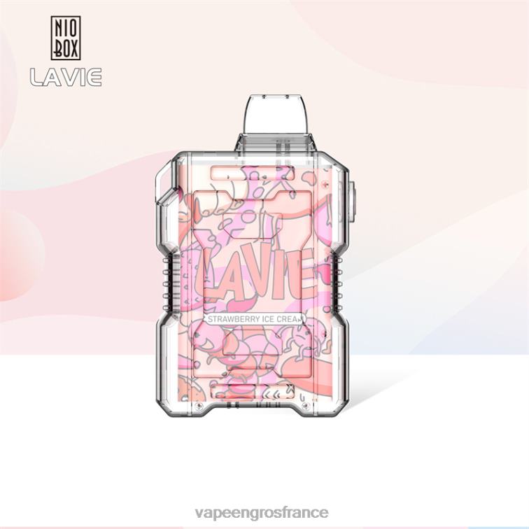glace à la fraise