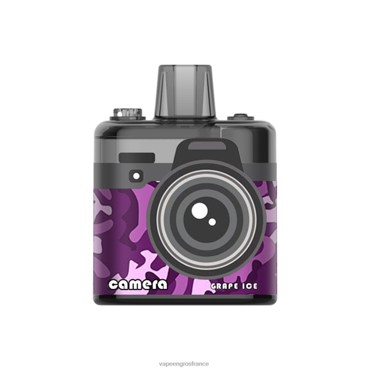LAVIE Camera 8000 bouffées 480L0172 | Vape France Paris glace aux raisins