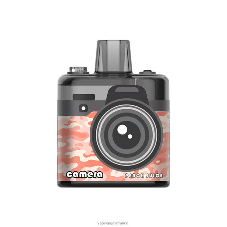 LAVIE Camera 8000 bouffées 480L0174 | Cigarette Electronique France jus de pêche
