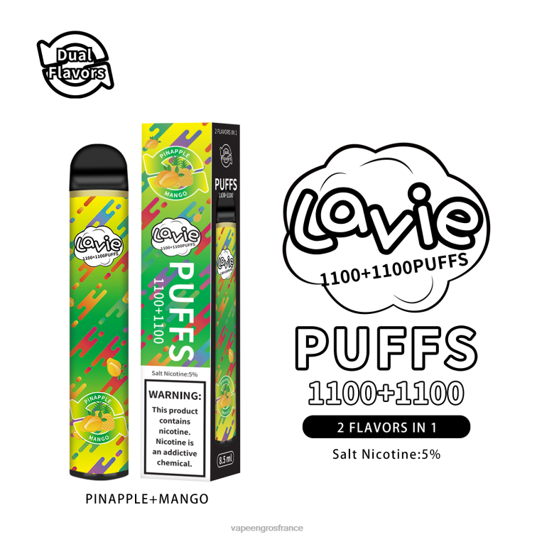 LAVIE BAR Switch 2200 bouffées 480L0296 | Eliquide En Gros ananas/mangue