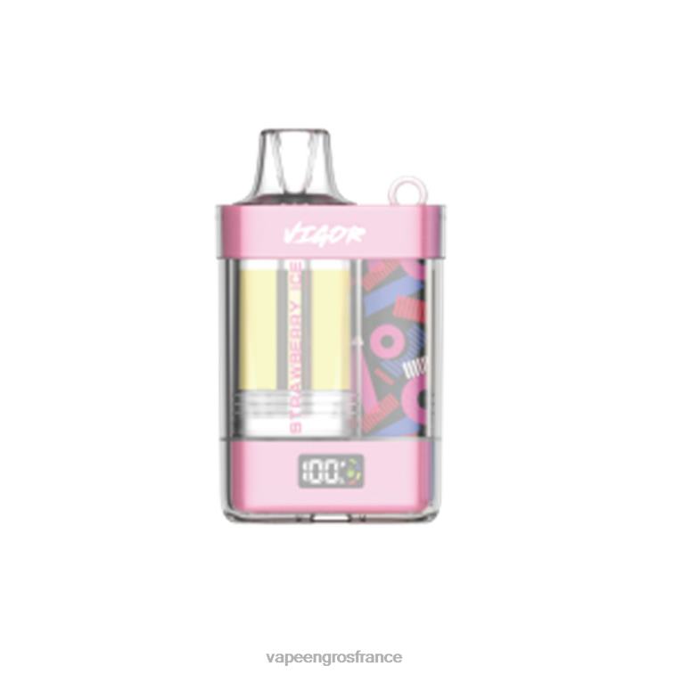 LAVIE VIGOR 15000 bouffées 480L01 | Vape En Gros France glace à la fraise