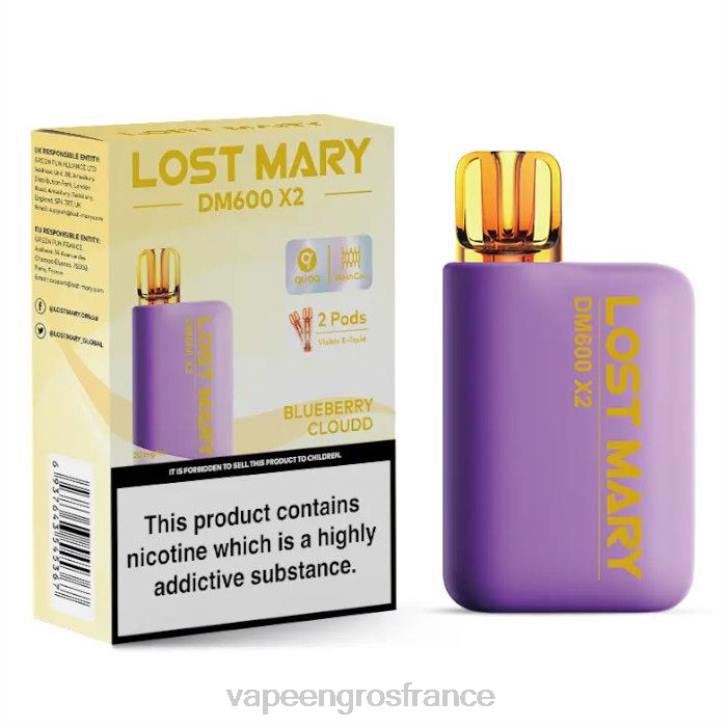 02JZ468 - Vape France Promotion nuage de myrtille LOST MARY DM600 X2