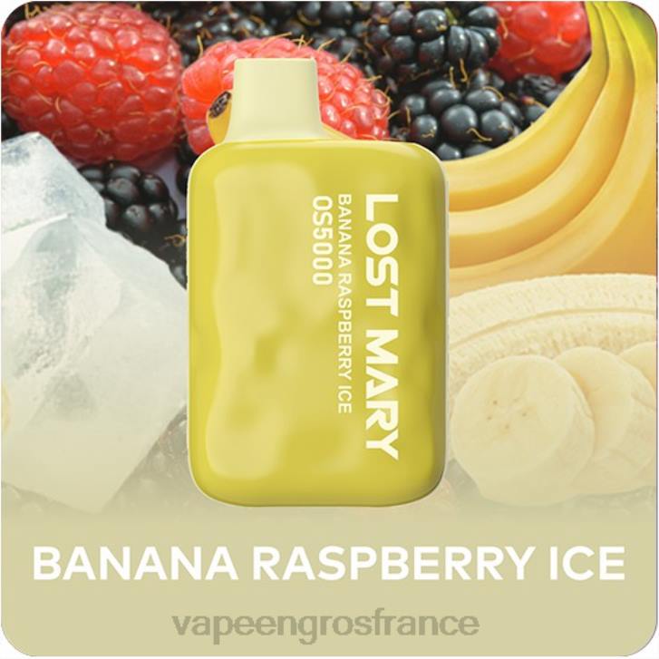 glace banane-framboise