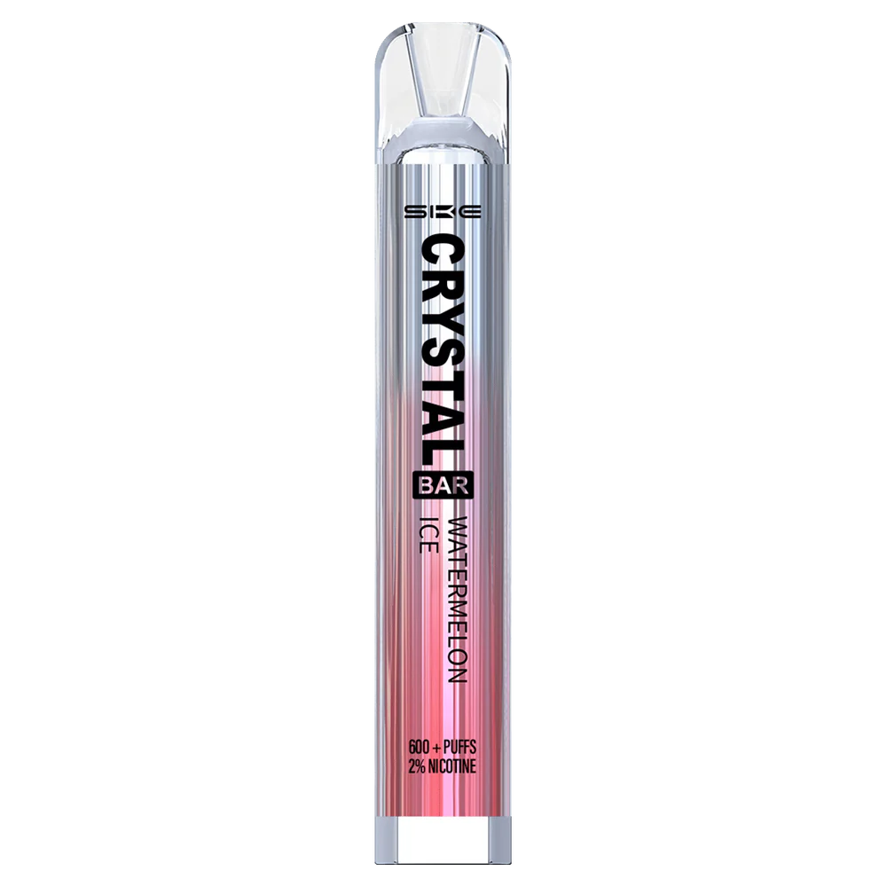 02JZ261 - Vape France Paris glace à la pastèque SKE Crystal Bar vape jetable 600 bouffées