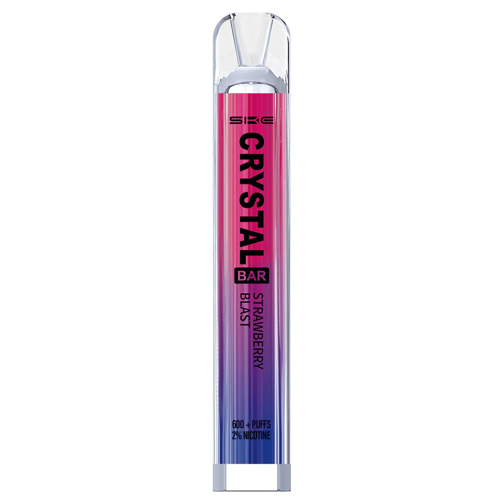 02JZ263 - Cigarette Electronique France explosion de fraise SKE Crystal Bar vape jetable 600 bouffées