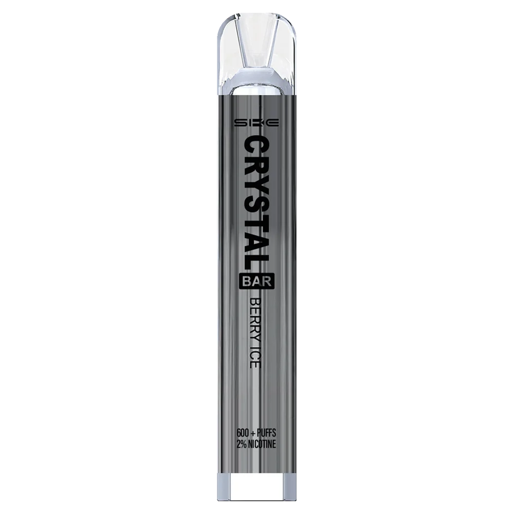 02JZ264 - Cigarette Electronique En Gros glace aux myrtilles SKE Crystal Bar vape jetable 600 bouffées