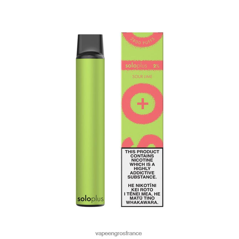 Cigarette Electronique France 4JHH0D34 - Solo Plus vape jetable citron vert aigre
