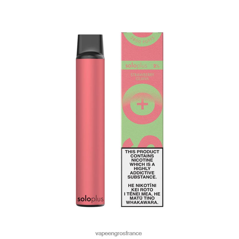 Vapoteuse En Gros 4JHH0D37 - Solo Plus collection paradis de vape jetable goyave aux fraises
