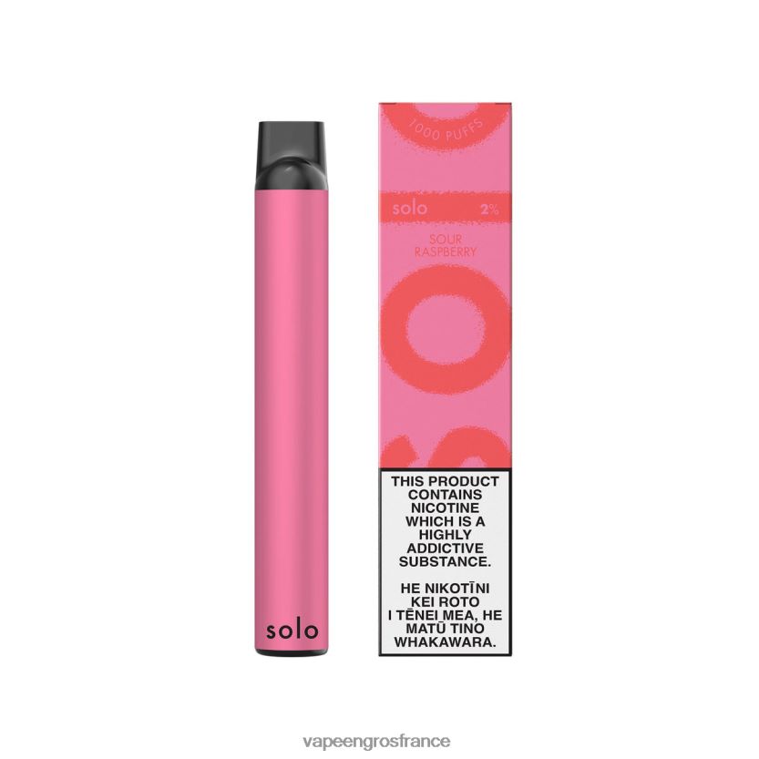 Eliquide France 4JHH0D13 - Solo vape jetable framboise aigre