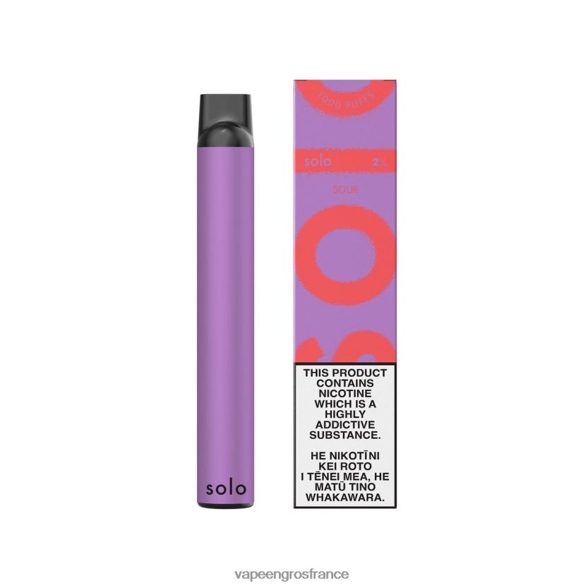 Eliquide France 4JHH0D3 - Solo vape jetable aigre