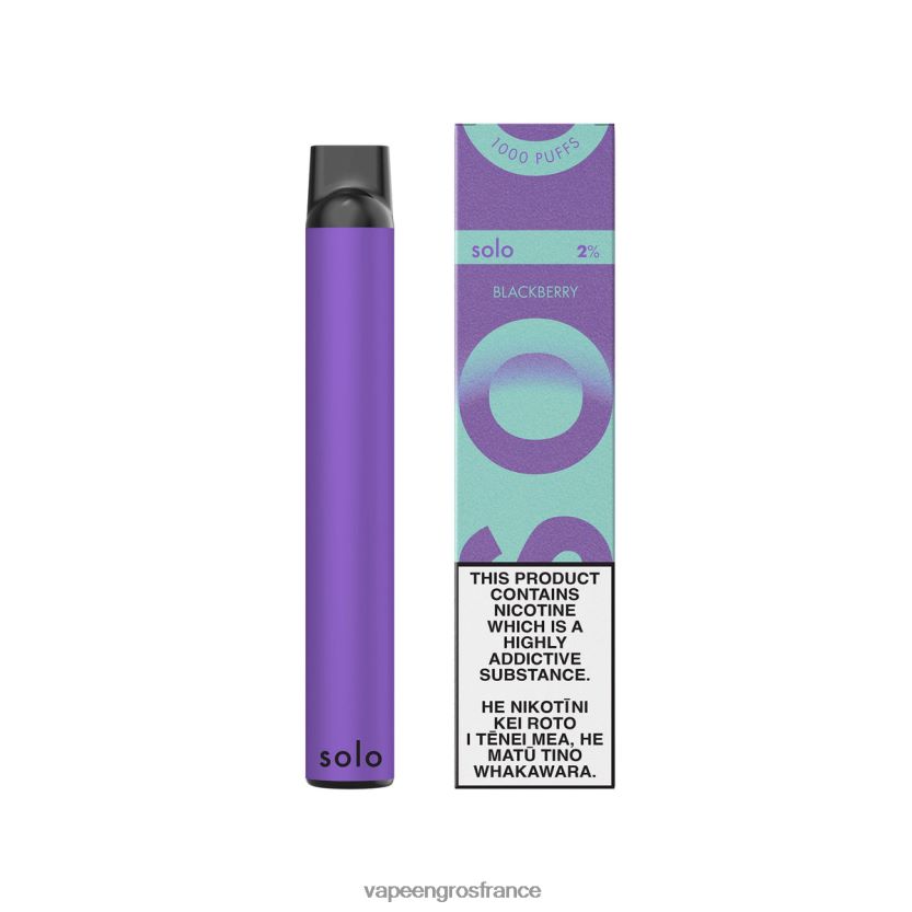 Vape France Paris 4JHH0D22 - Solo collection paradis de vape jetable mûre