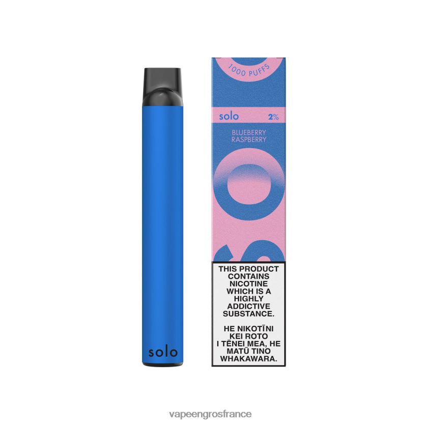 Vape France Promotion 4JHH0D19 - Solo collection paradis de vape jetable myrtille framboise