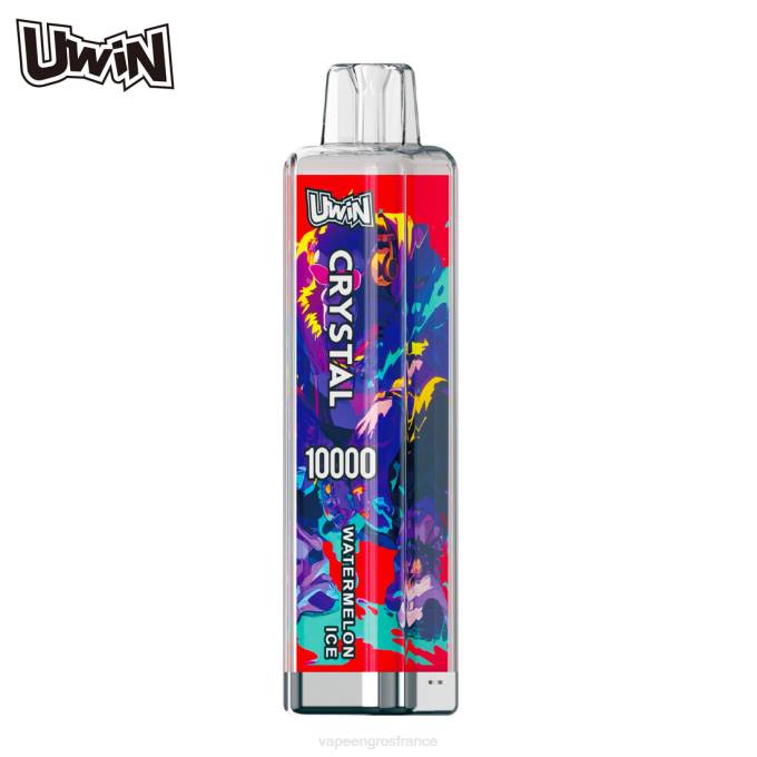 Cigarette Electronique En Gros glace à la pastèque - UWIN CRYSTAL 10000 vapes jetables TJ685