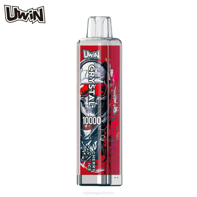 Eliquide En Gros glace aux cerises - UWIN CRYSTAL 10000 vapes jetables TJ686