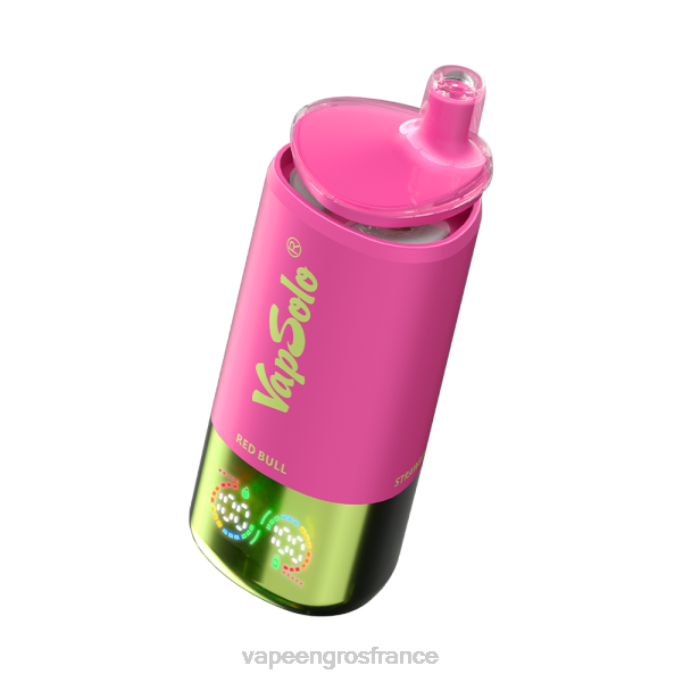 VapSolo Triple 30 000 bouffées B8409 glace pastèque & red bull & fraise kiwi Vape France Promotion