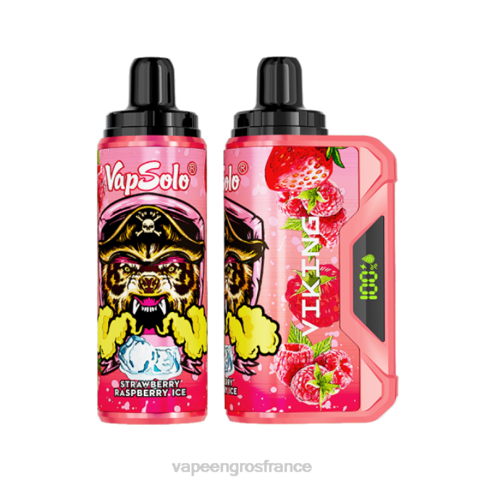 Eliquide En Gros LZ6J139 Vapsolo VIKING vape jetable glace fraise framboise