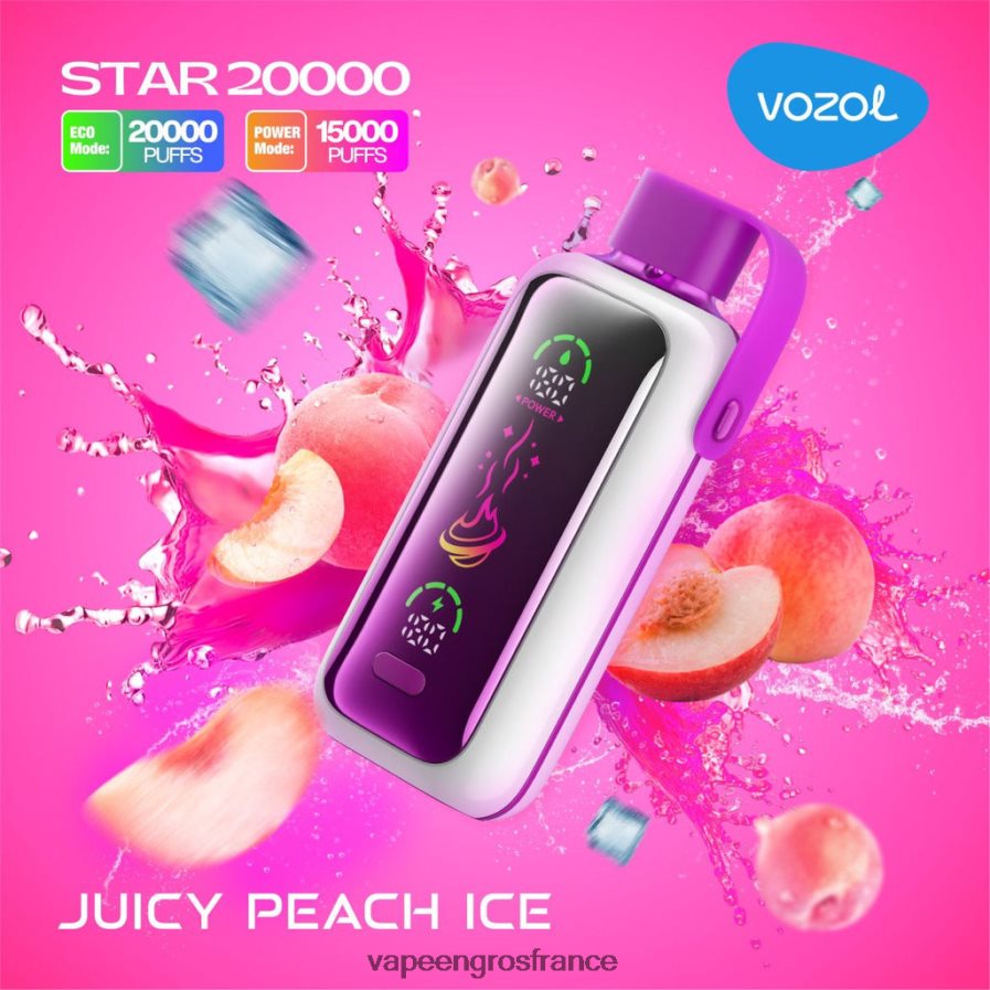 glace à la pêche juteuse